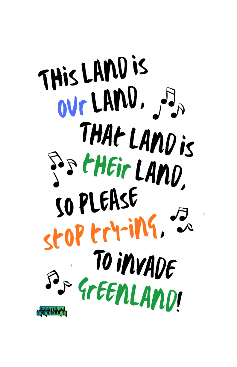 Free political protest rally posters - Creatures of Rebellion