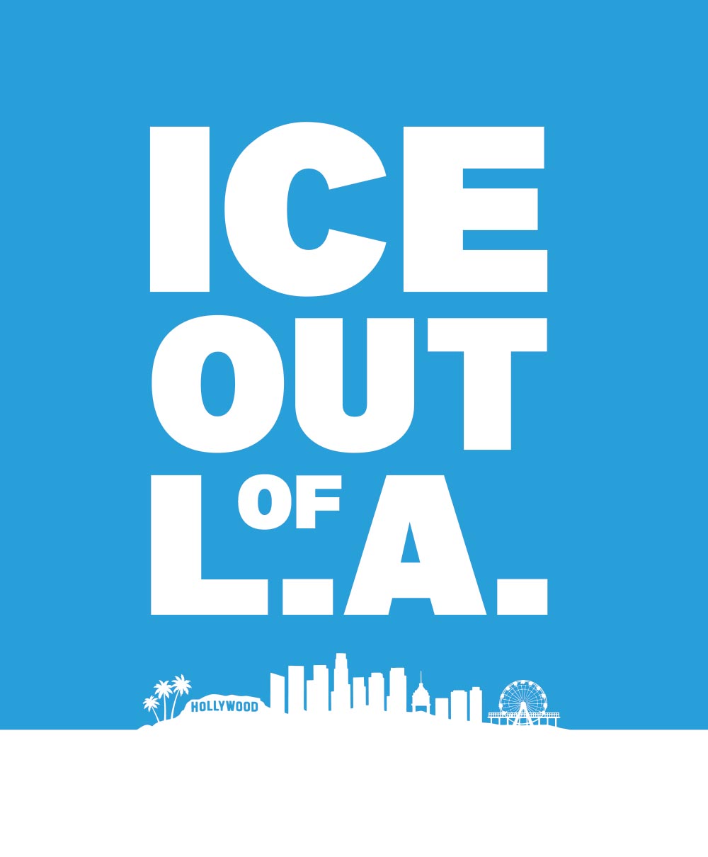 Free political protest rally posters - Angelenos of Rebellion - Los Angeles