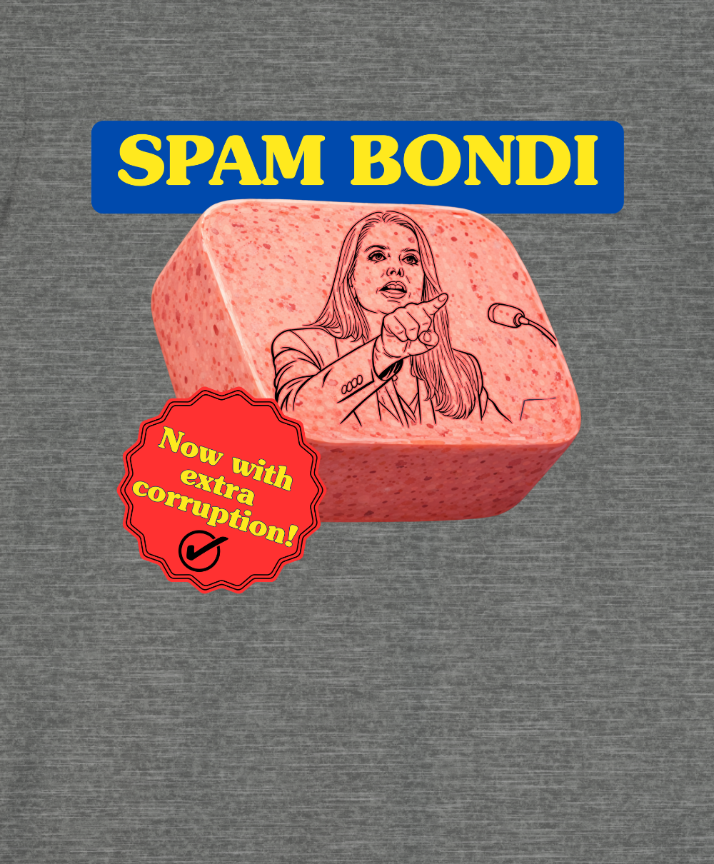 Spam version of Pam Bondi being deposed, cover up DOJ