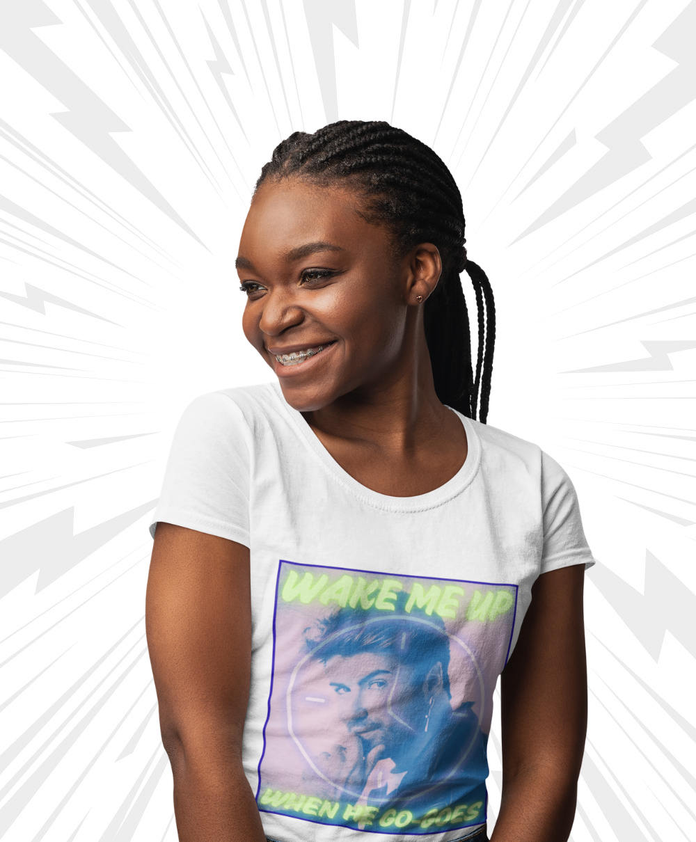 Wake Me Up | Miss Fit Tee - Image 3